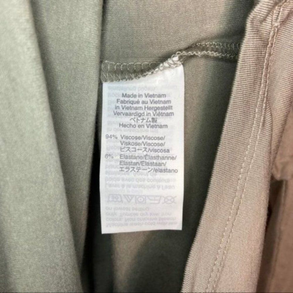 Madewell Green Mock Neck Shirt Size XXS - Picture 2 of 15